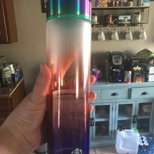 Starbucks Ombré Glass Water Bottle